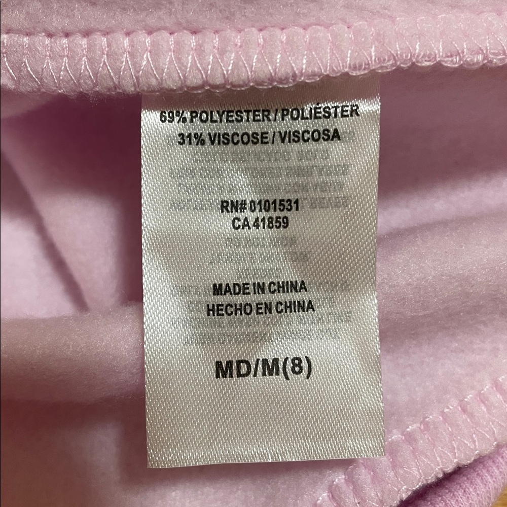 Hello Kitty Light Pink Bow Fleece Sweatshirt Kids Size Medium (Brand New) - Picture 9 of 10